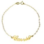 Custom name bracelet and anklet for personal expression
