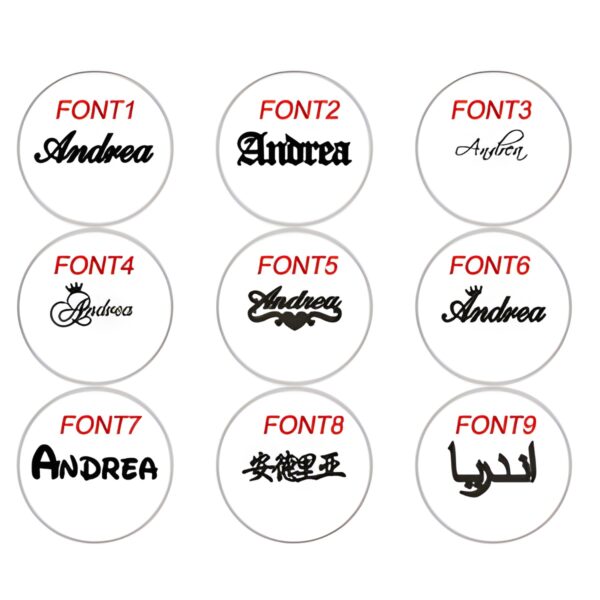 Personalized name necklace with photo for cherished memories