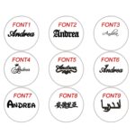 Custom name stainless steel anklet for heartfelt gifting