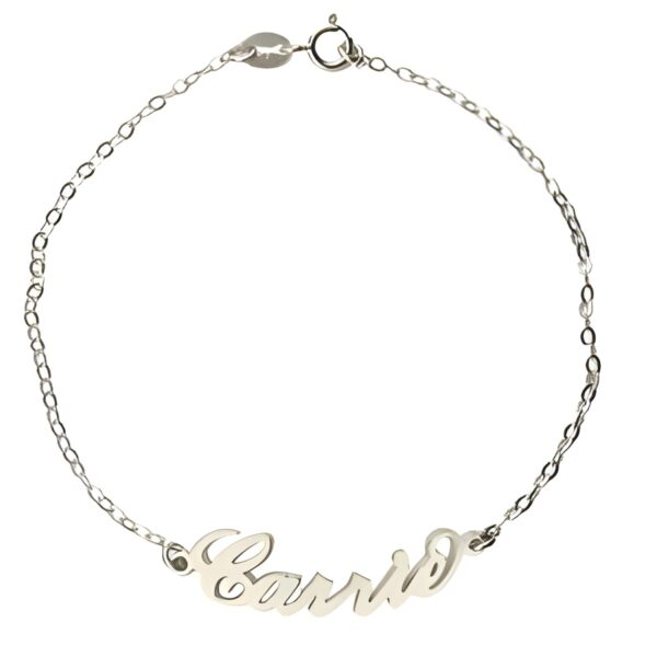 Personalized name bracelet for special moments