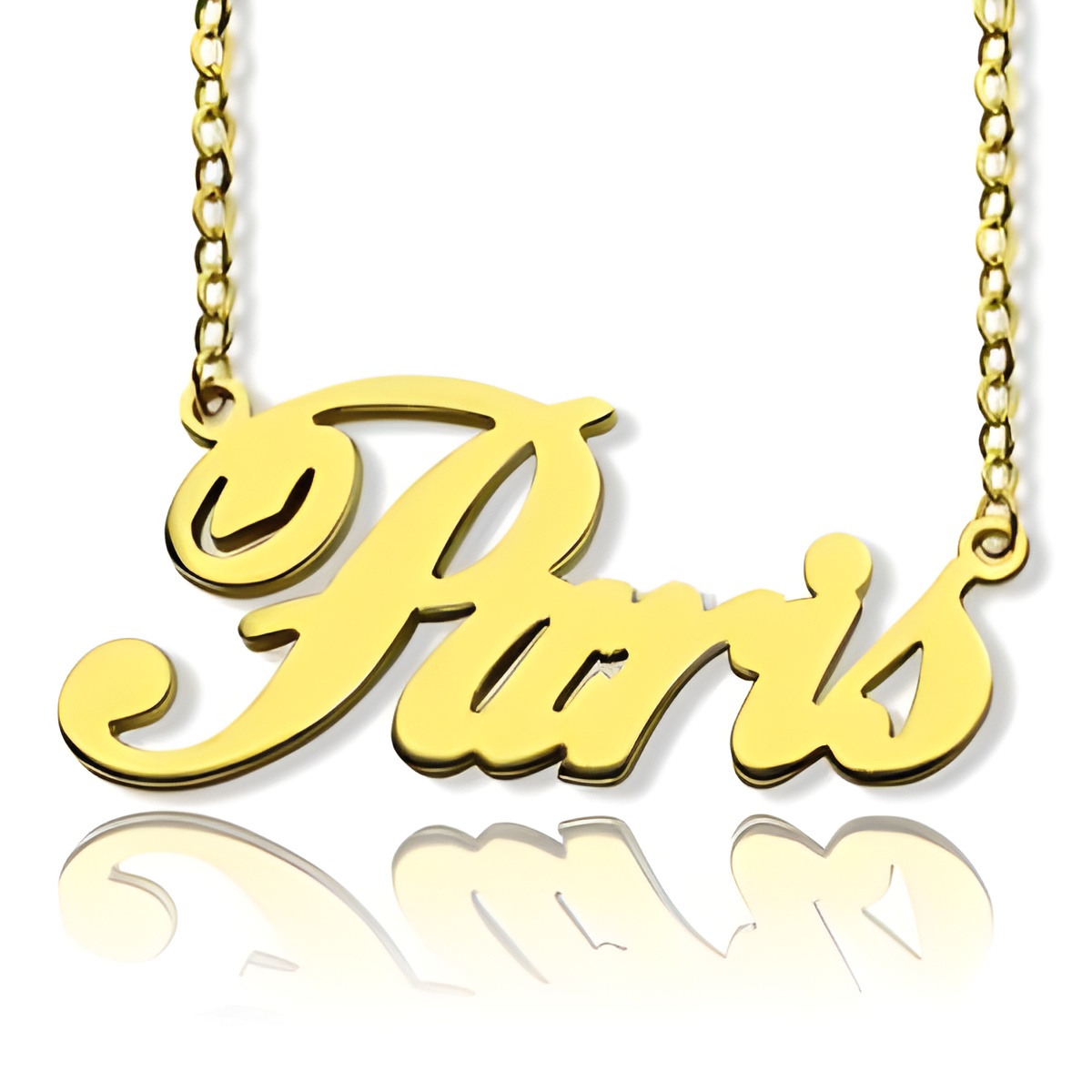 Personalized name necklace gift in elegant design