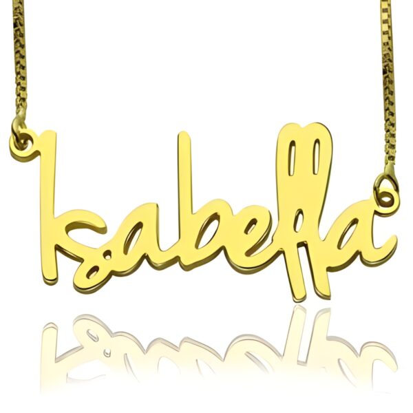 Delicate retro name necklace for heartfelt gifting