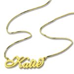 Embrace Your Story – Elegant Nameplate Necklace for Her Special Moments - Image 2