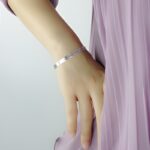 Carry Your Special Place Close – Latitude & Longitude Coordinate Cuff Bracelet – For Cherished Memories and Loved Ones - Image 4