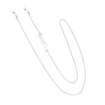 Personalized glasses chain with initial charm for your story