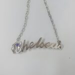 Embrace Your Story – Sterling Silver Name Bracelet with Birthstone – A Cherished Keepsake for You or Loved Ones - Image 2