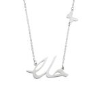 Embrace Your Story – Elegant Arabic Name Necklace with Delicate Butterfly – A Cherished Keepsake for Her - Image 2