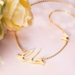 Embrace Your Story – Elegant Arabic Name Necklace with Delicate Butterfly – A Cherished Keepsake for Her - Image 4