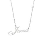 Embrace Your Story – Name & Birthstone Necklace in Rose Gold – A Timeless Treasure for Her - Image 2