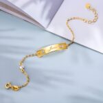 Carry Your Story Close – Sterling Silver Name Bar Bracelet with Birthstone – A Treasured Keepsake for Loved Ones - Image 4