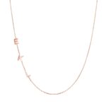 Carry Your Story Close – Sideways Initial Heart Necklace – A Timeless Treasure for Loved Ones - Image 3