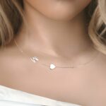Carry Your Story Close – Sideways Initial Heart Necklace – A Timeless Treasure for Loved Ones - Image 5
