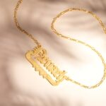 Carry Your Story Close – Elegant Name Necklace in Brass – A Timeless Treasure for Her - Image 4