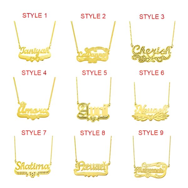 Personalized name necklace for her, a timeless treasure