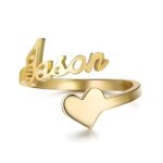 Personalized copper name ring carrying your story