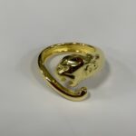 Embrace the Wild Spirit – Adjustable Panther Ring in Sterling Silver and Brass – For the Bold and Fearless - Image 3