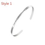 Personalized cross chain cuff bracelet for heartfelt connections