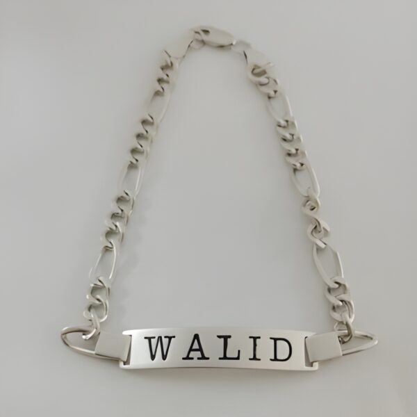 Sterling Silver Name Bracelet for Men, a heartfelt gift