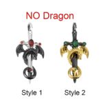 Embrace Strength and Spirit – Birthstone Sword Necklace with Cross Pendant – A Meaningful Treasure for Courageous Souls - Image 7