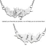 Carry Their Love Close – Silver Pet Photo Necklace – For Cherished Companions - Image 2