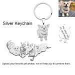 Pet photo keychain gift to carry their love close