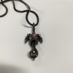 Embrace Strength and Spirit – Dragon and Sword Birthstone Necklace – A Bold Treasure for the Courageous Heart - Image 4