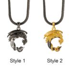 Embrace Celestial Grace – Moon Dragon Birthstone Pendant Necklace – A Timeless Treasure for Her - Image 2