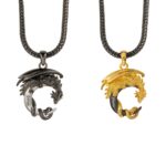 Moon Dragon Birthstone Pendant Necklace for her