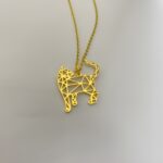 Custom name dog paw necklace for pet lovers