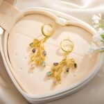 Embrace Your Roots – Custom Family Tree Birthstone Earrings – A Cherished Gift for Mom and Grandmother - Image 4