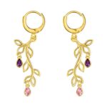 Embrace Your Roots – Custom Family Tree Birthstone Earrings – A Cherished Gift for Mom and Grandmother - Image 7