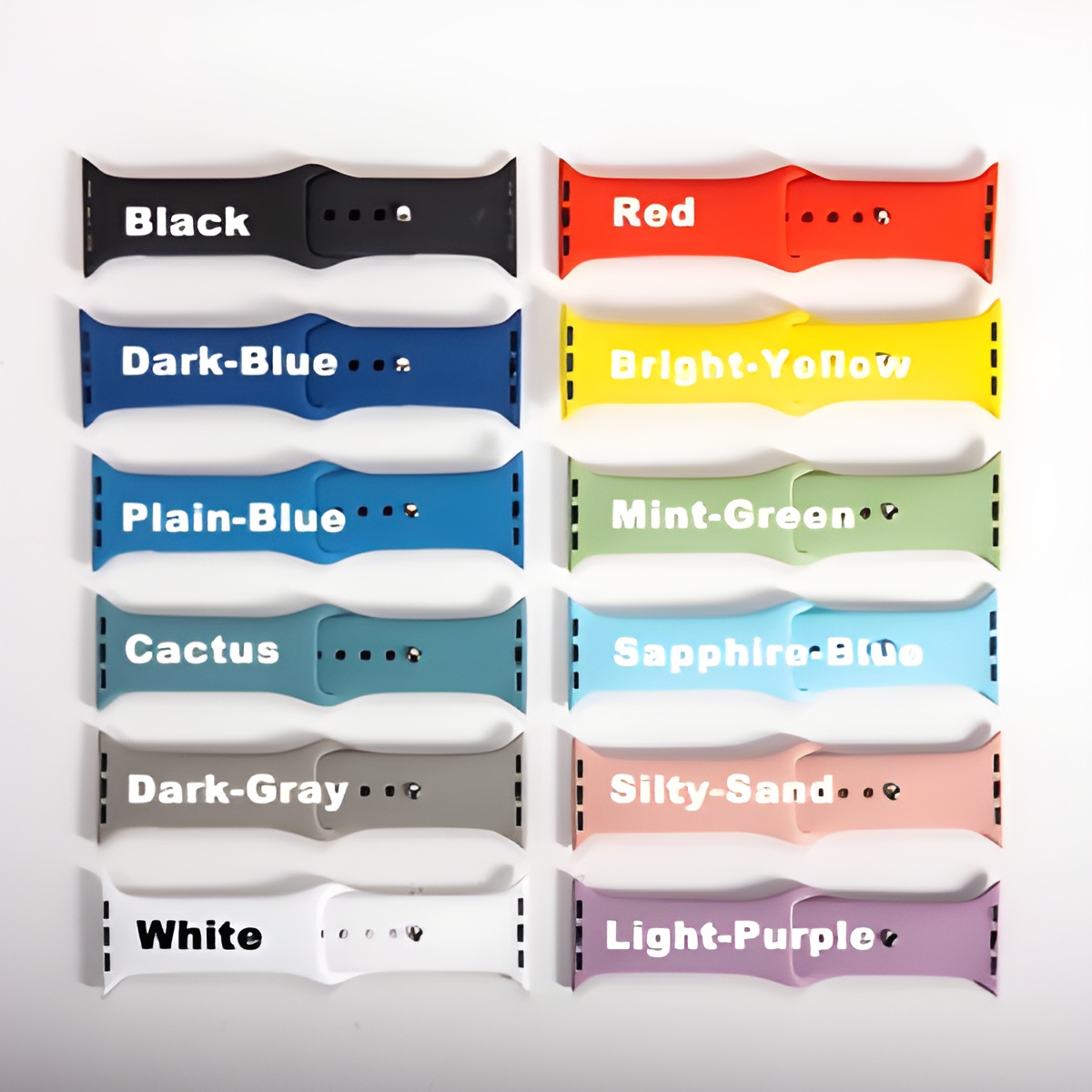 Soft silicone watch band for active days and elegant evenings