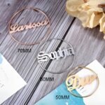 Embrace Your Story – Custom Name Hoop Earrings – A Cherished Gift for Her - Image 2