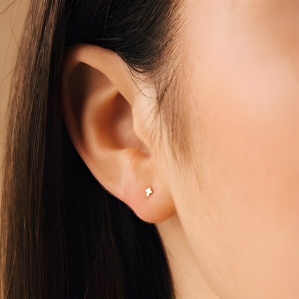 Sterling Silver Cross Stud Earrings for meaningful gifts