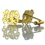 Carry His Legacy – Monogram Cufflinks in Stainless Steel – For the Groom, Father, and Cherished Moments - Image 5