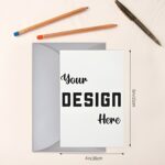 Shimmering Wishes – Elegant Pearl Greeting Card – For Heartfelt Celebrations and Warm Moments - Image 4