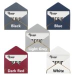 Illuminate Your Sentiments – Elegant Gold-Edged Pearlescent Greeting Card – For Cherished Moments & Heartfelt Wishes - Image 3