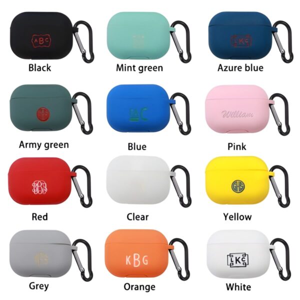Custom silicone AirPods Pro case for personal expression