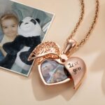 Hold Love Close – Heart-Shaped Photo Locket Necklace – A Cherished Keepsake for Mom and Grandma - Image 3