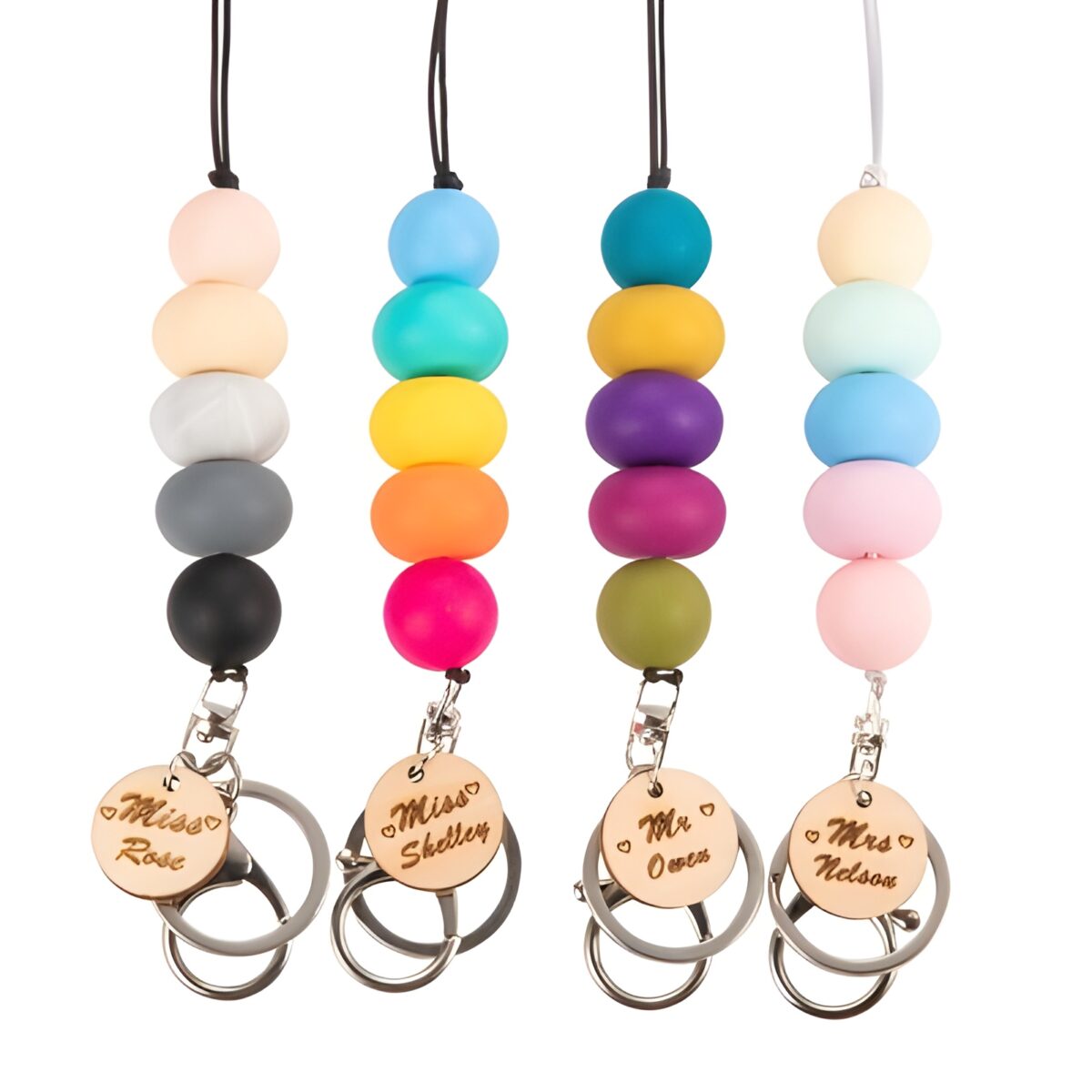 Personalized engraved lanyard for teachers and students