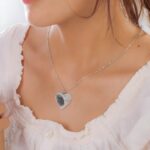 Carry Their Touch Close – Heart-Shaped Photo & Fingerprint Necklace – A Timeless Treasure for Loved Ones - Image 4