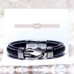Bound by Love – Braided Leather Knot Bracelet – A Daughter’s Tribute to Dad - Image 2