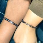 Embrace Your Bond – Custom Birthstone & Name Couple Bracelet Set – Celebrate Love and Togetherness - Image 4