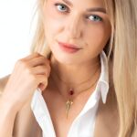 Embrace Your Story – Layered Birth Flower & Birthstone Necklace – A Cherished Keepsake for Her Special Moments - Image 4