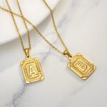 Embrace Your Story – Layered Initial & Birth Flower Necklace Set – A Cherished Gift for Her - Image 8