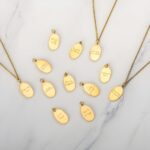 Embrace Your Story – Layered Initial & Birth Flower Necklace Set – A Cherished Gift for Her - Image 9