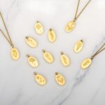 Embrace Your Story – Layered Initial & Birth Flower Necklace Set – A Cherished Gift for Her - Image 10