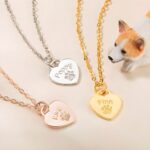 Carry Their Paw Close to Your Heart – Engraved Heart Necklace for Cherished Pet Lovers - Image 3
