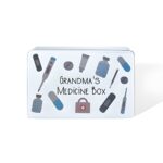 Custom medical medicine tin for loved ones' safety