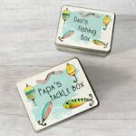 Keep His Treasures Safe – Custom Fishing Tackle Storage Tin – For Dad, Grandad, or Uncle Who Loves the Water - Image 2